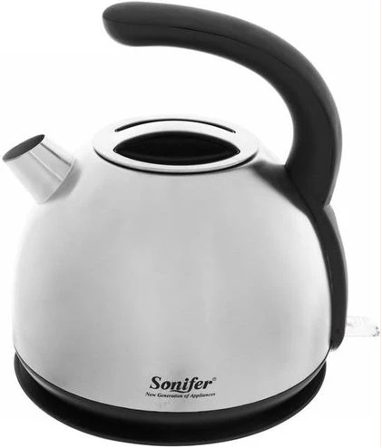 Sonifer Stainless Steel Electric Kettle 1.7L, Classic Design Cordless Fast Water Boiler with Boil Dry Protection