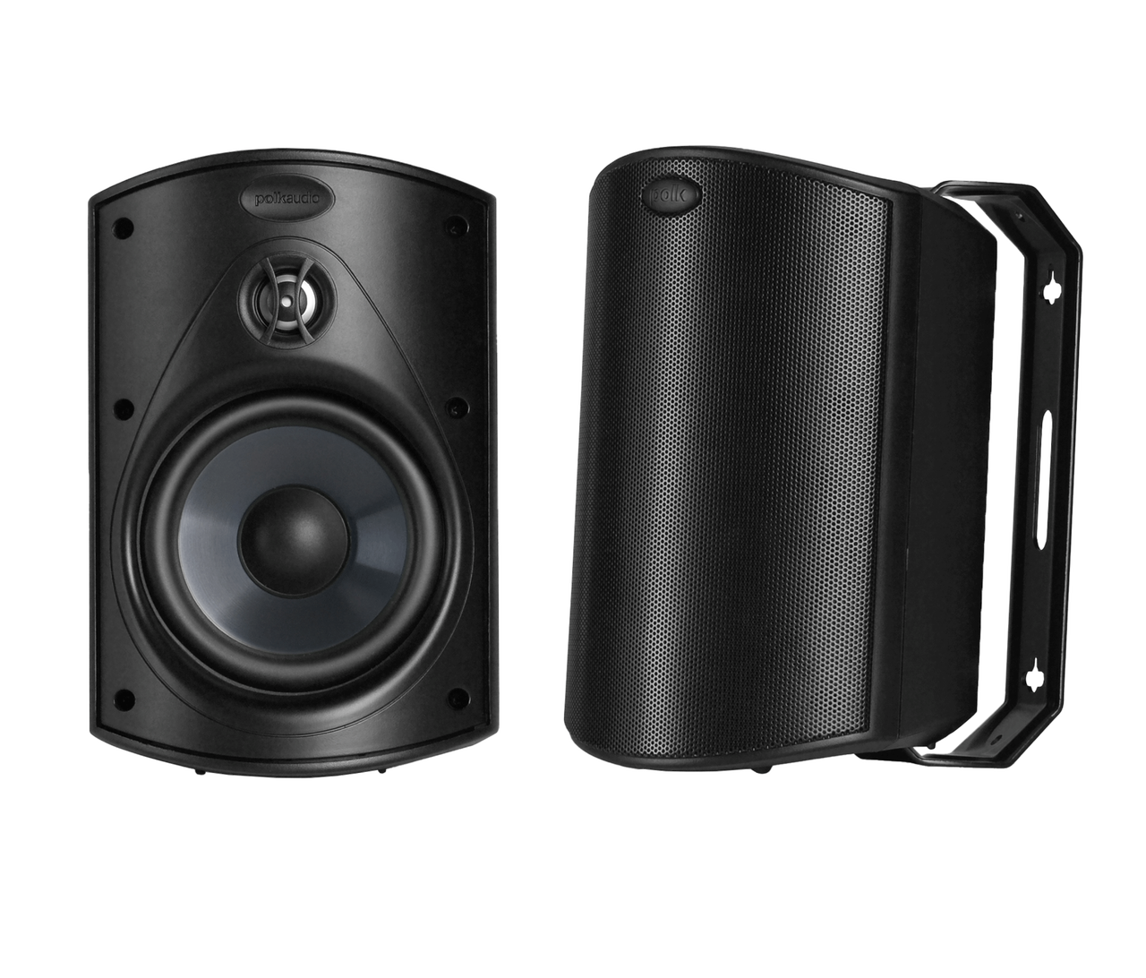 Polk Audio Atrium 4 (PAIR)Outdoor Speakers with Powerful Bass , All-Weather Durability, Broad Sound Coverage, Speed-Lock Mounting System