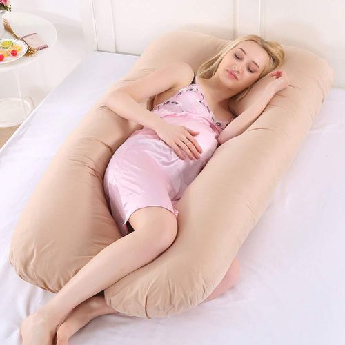 Pregnancy Pillow, U Shaped Body Pillow for Pregnancy, 55 Inch Maternity Pillow with Removable Cover for Sleeping, Support for Back, HipS, Legs, Belly Pillow for Pregnant Women Support Full Body Bed Pi