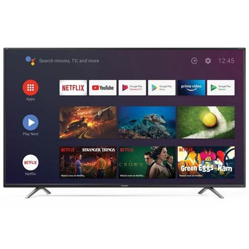 SPJ 75-Inch ULED 4K UHD Mini-LED Google Smart TV - Quantum Dot Color, HDMI, USB, Youtube, Netflix, Disney+, Prime Video, Inbuilt Free To Air Decoder - Black