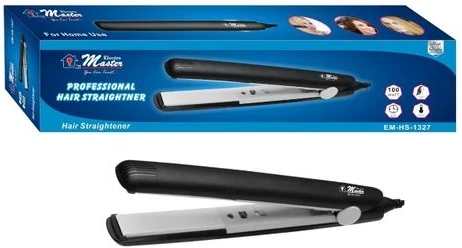 Electro Master EM-HS-1327 Hair Straightener - Black