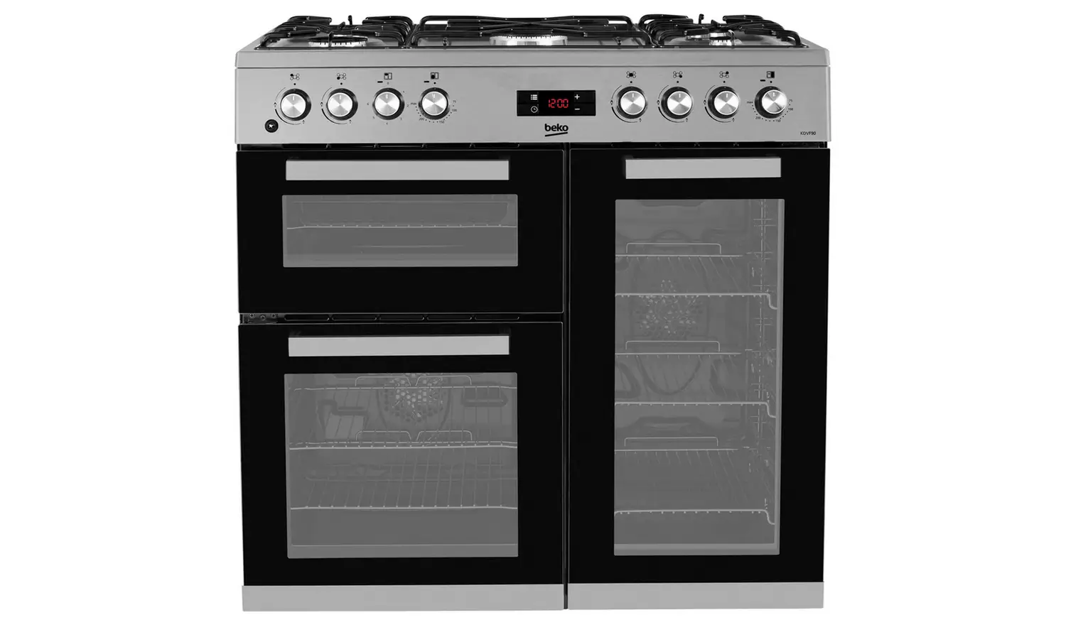 Beko KDVF90X 90cm Dual Fuel Range Cooker
