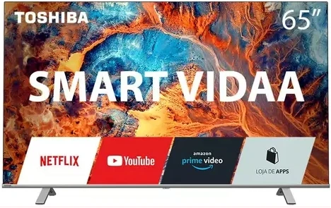 Toshiba 65-Inch 4K UHD Smart VIDAA LED TV; , With HDR & Dolby Atmos, Bluetooth, HDMI, Ethernet, USB, With Inbuilt Free To Air Decoder - Black (2YRs WRTY)