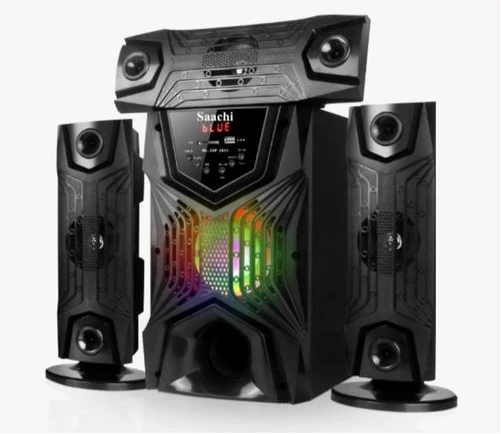 Saachi 3.1 Channel FM/SD Multi-Media Bluetooth Speaker System - Black