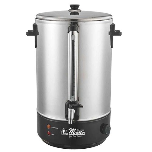 Electro Master 10L 1800W Water Boiler – Stainless Steel Silver – Perfect for Home & Office Use- Silver