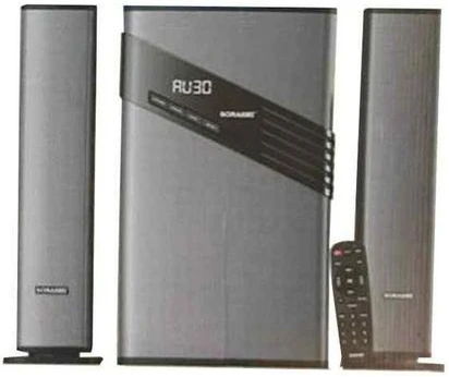 Sonashi Woofer/Sound Bar Home Theatre System 2/1 2114 Silver