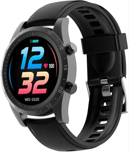 Oraimo Tempo-W2 IP67 Waterproof Smart Watch with 24 Training Modes & Up to 20 Hours Battery Life - Black