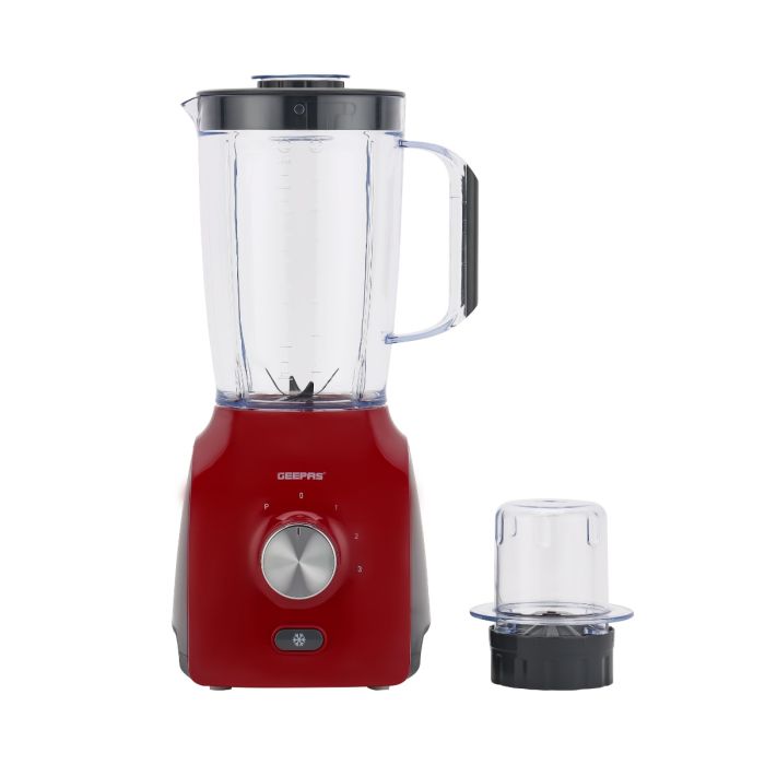 Geepas GSB5485 600W 2 in 1 Blender - Stainless Steel Blades, 2 Speed Control with Pulse