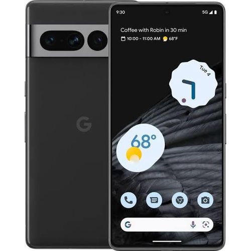 Google Pixel 7 Pro 512GB 5G Android Phone,5X Telephoto Lens, Wide Angle Lens, 24-Hour Battery, Water And Dust Proof, Smooth Amoled Display, Obsidian