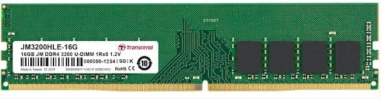 Transcend 16GB JetRam DDR4 3200 MHz UDIMM Memory Module
