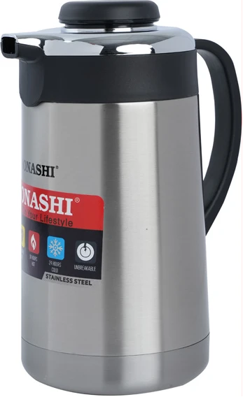 Sonashi 2.0- Litre Hot And Cold Vacuum Flask Silver/Black