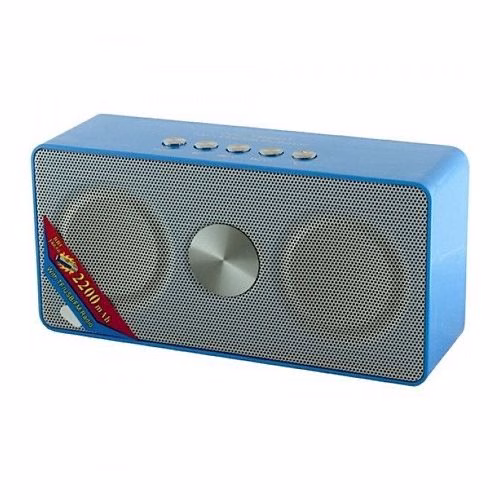 Wster WS768BT Wireless Bluetooth Mini Portable Speaker - Blue,Silver