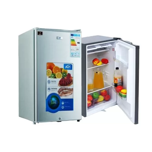 ADH 120 - Litres Fridge, BC8091 Single Door Refrigerator - Silver