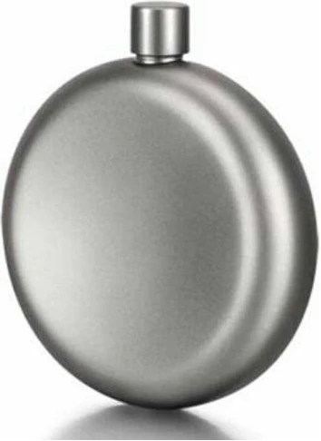 Jack Daniels 50 oz Stainless Steel Whisky Hip Flask Bottle With Bag -Silver