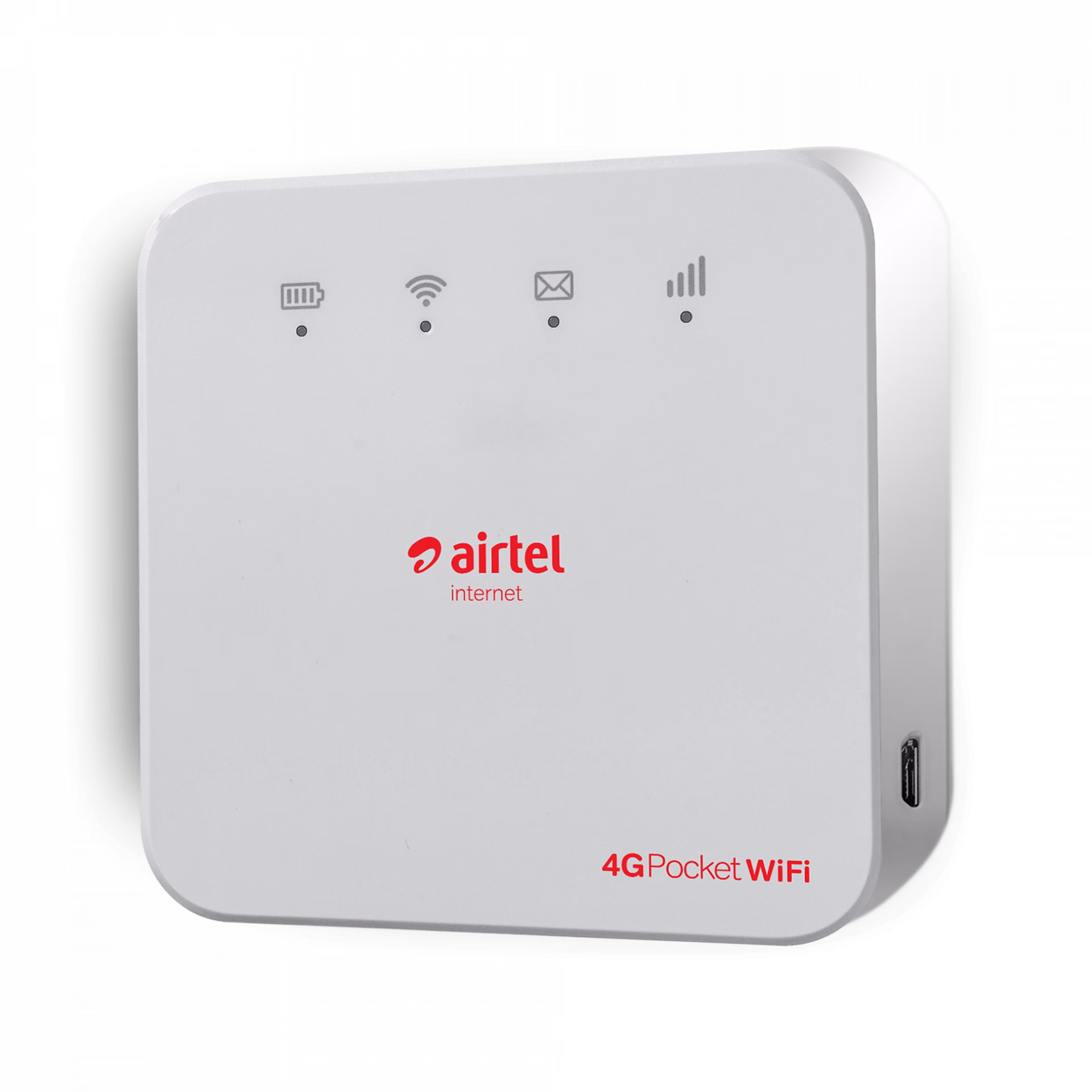 Airtel 4G Pocket Wifi MiFi With 15GB Data And a Free Airtel Simcard - White