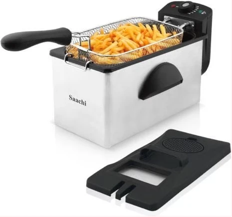 Saachi NL-DF-4751 3.0 Litres Saachi Stainless Steel Electric Deep Fryer - Silver, Black