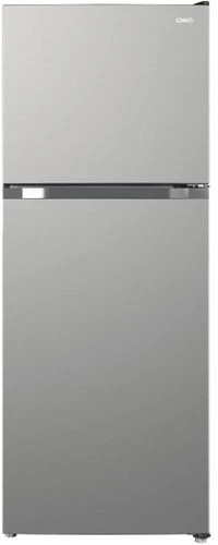 CHiQ 260 Litres Fridge,  Double Door Top Mount Freezer Frost Free Refrigerator, 260L - Silver (3YRs WRTY)