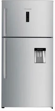 Hisense 715 - Litres Fridge, RT715N4ACB Double Door Frost Free Refrigerator With Water Dispenser - Silver