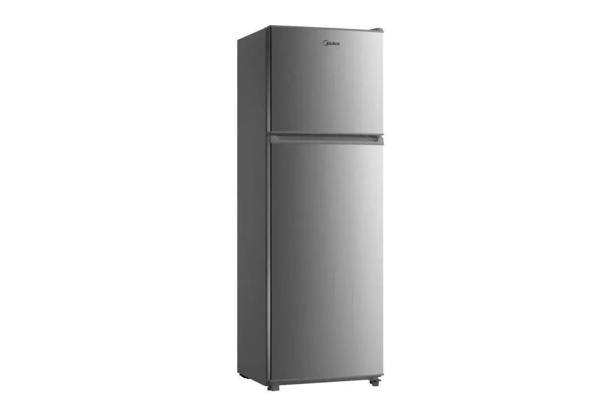 Midea 414 Litre Fridge, (Net 294L), MDRT414FGF02, Double Door Top Mount Freezer Defrost Refrigerator - Silver