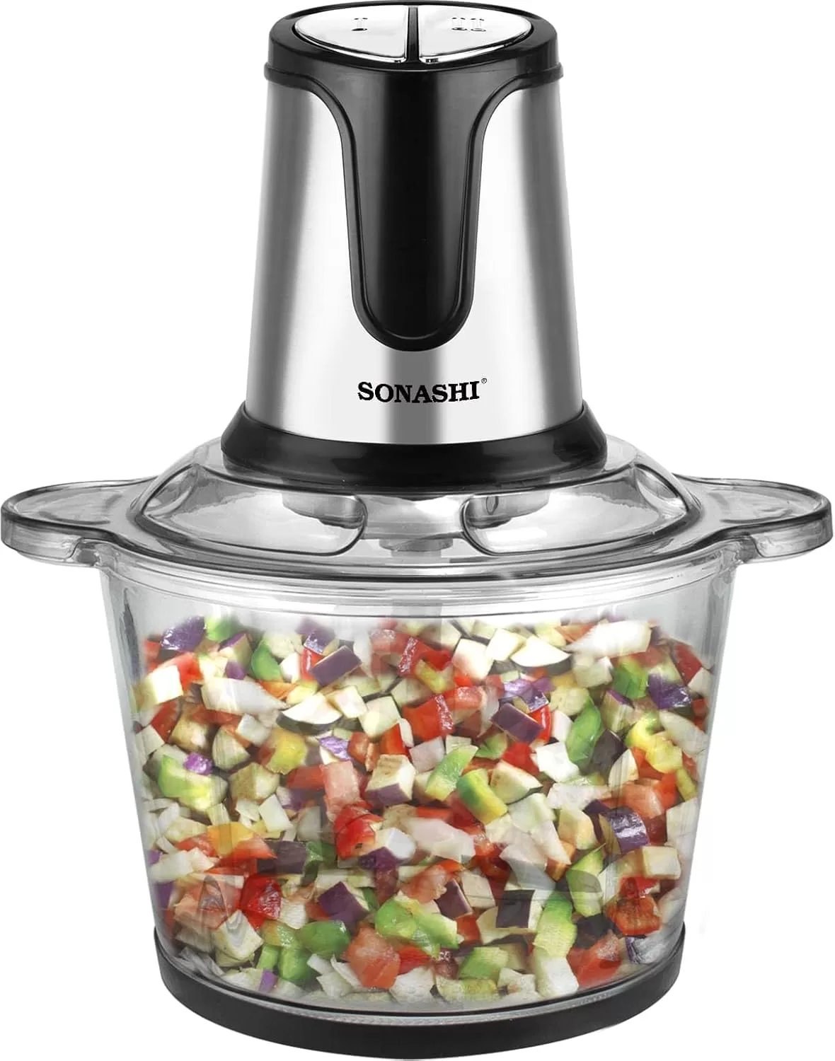Sonashi Multi-Chopper with Powerful Motor and Max Capacity 3L