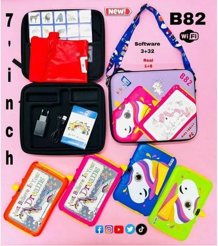 Bebe B82 Kids Educational Tablet 3GB+32GB 7 Inches Android 8 - Orange