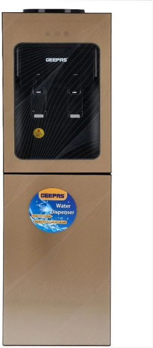 Geepas 2-Tap (Hot & Cold) Top Load Water Dispenser with Bottom Fridge, GWD8363