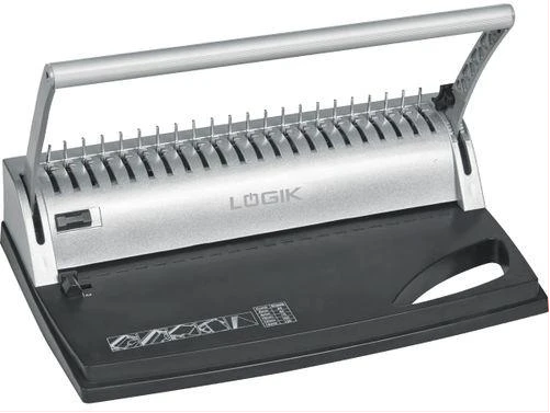 Logik CB0021 Comb Binding Machine -Silver/Black