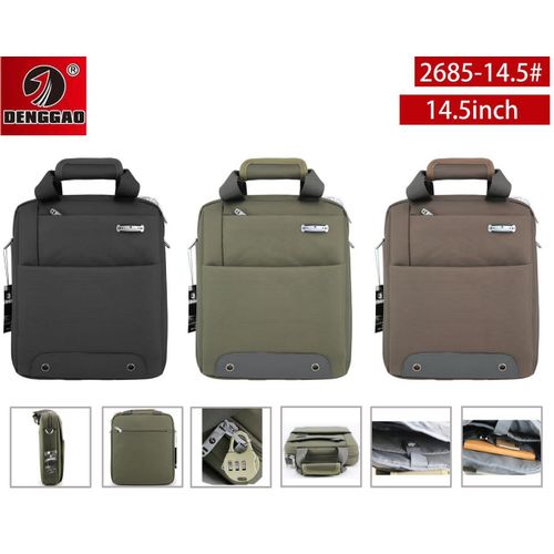 DENGGAO 1 Piece Of 14.5 Inch Small Canvas Messenger Bag for Men Medium-Sized Shoulder Bag Mens Retro Crossbody Bag Man Travel Bag Tablet Bag Case Suitable for A4 Magazine/iPad & Tablets- Multicolor