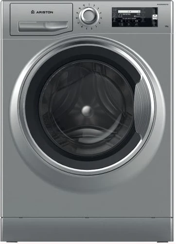 Ariston 11kg Washing Machine; Inverter Motor NLLCD1165, 1600rpm Child Lock, Fully Automatic Washer, Digital LED Display, Made in Italy - Silver