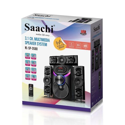 Saachi 3.1 CH 8000 Watts Home Audio System / Sub Woofer / Multimedia speaker - . (2YRS WRNTY)