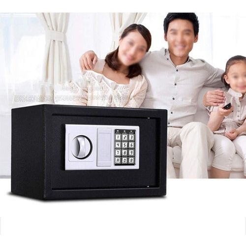 31 cm* 20 cm Digital Electronic Safe Box EA20 Number & Key Lock/Unlock Security Safes Mini Electronic Password Deposit Box with Keypad for Office Hotel Business Jewelry Cash Money Valuables Storage- M