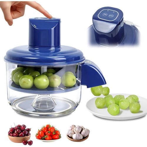 Electric Peeling Machine for Onion Skin Remover Tomato,Garlic,Grapes,Small Potato Peeler, Rechargeable Multipurpose Quick Automatic Fruit & Vegetable Peeler Machine NOT Fits for Large Fruits as Potato