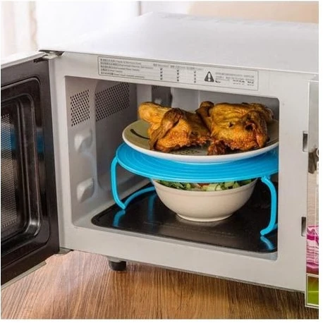 Multifunctional Microwave Placement Rack - Blue