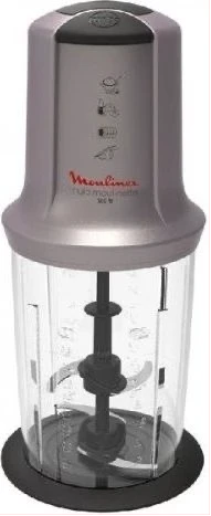 Moulinex 500 Watts Turbo Chopper - Silver