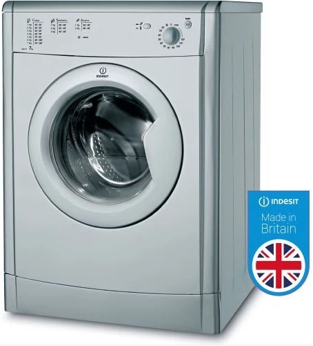 Indesit Dryer IDV75- 7 Kilo Capacity- Front Loading - Silver