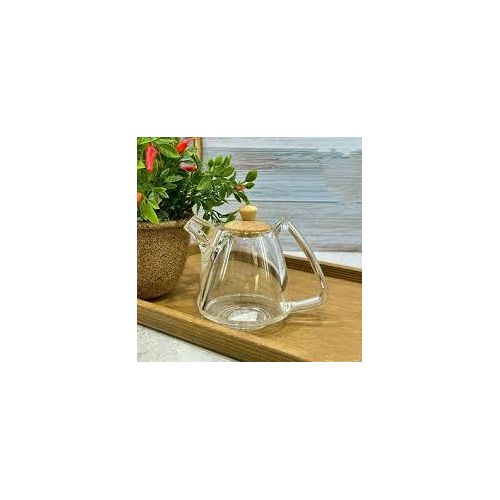 Acrylic Honey Jar Kettle with Syrup Dispenser Spice Jar Olive Oil Bottle Leakproof Oil Pot and Vinegar Dispenser For All Dilute Liquid With Bamboo Lids