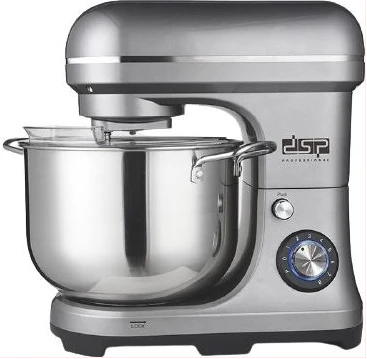 Dsp 10L, 8 Speed Blender Dough Hand Stand Mixer Food Processor- Silver