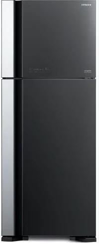 Hitachi Double Door Refrigerator RVG540 - 460 Liters - Glass Grey
