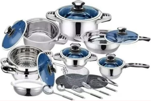 Zepter 25 Pcs Stainless Steel Cookware Set - Silver
