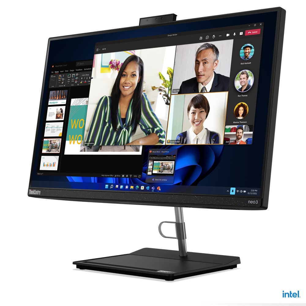 Lenovo ThinkCentre Neo 30a-24 inch All-in-One Desktop 4GB RAM 256GB SSD