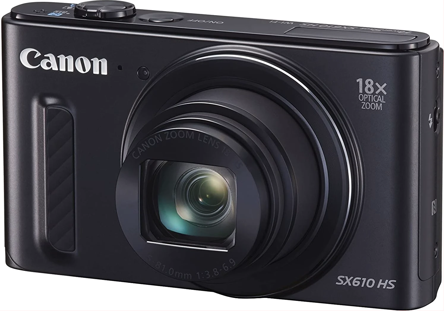 Canon PowerShot SX610 HS - Wi-Fi Enabled Digital Camera (Black)