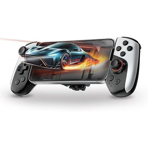 Porodo Chillcore Cooling Game Controller with Vibration & Customizable Macro Mapping / Universal Phone Compatibility / RGB / Wireless Connectivity / Android, iOS, Windows, Nintendo Switch & More Compa