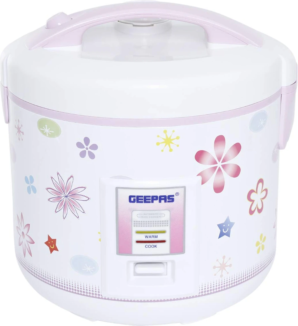 Geepas 3.2 Liter Rice Cooker With Steamer, 1250W