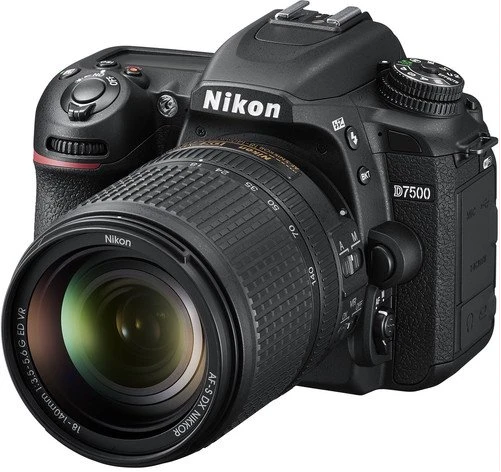 Nikon D7500 DSLR Camera with 18-140mm Lens - Black