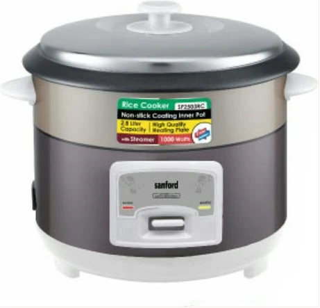 Sanford 2. 8Litre Rice Cooker Steamer Pot- Multi-colour .