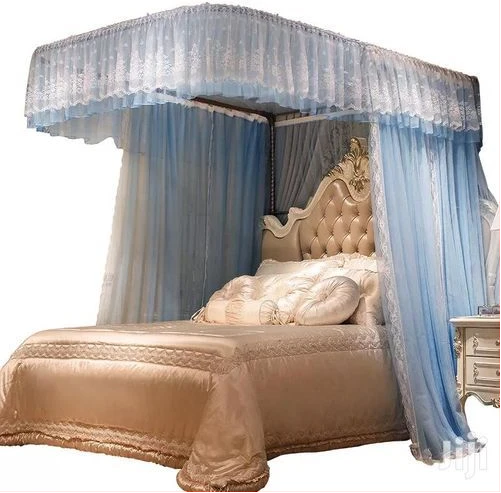 Wall Mounted Mosquito Net - sky Blue