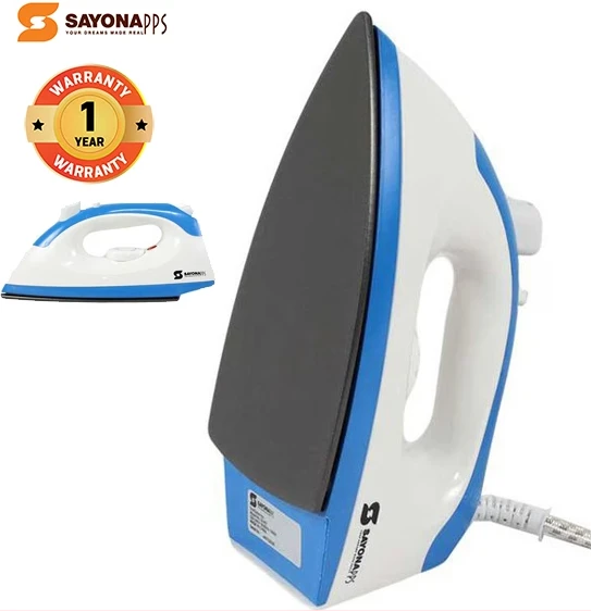 Sayona Dry Spray Nonstick Iron Box 1000W SI-407 White