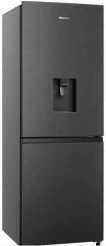 Hisense 310 - Litre Fridge, H310BI-WD Bottom Mount Frost Free Refrigerator With Water Dispenser - Inox