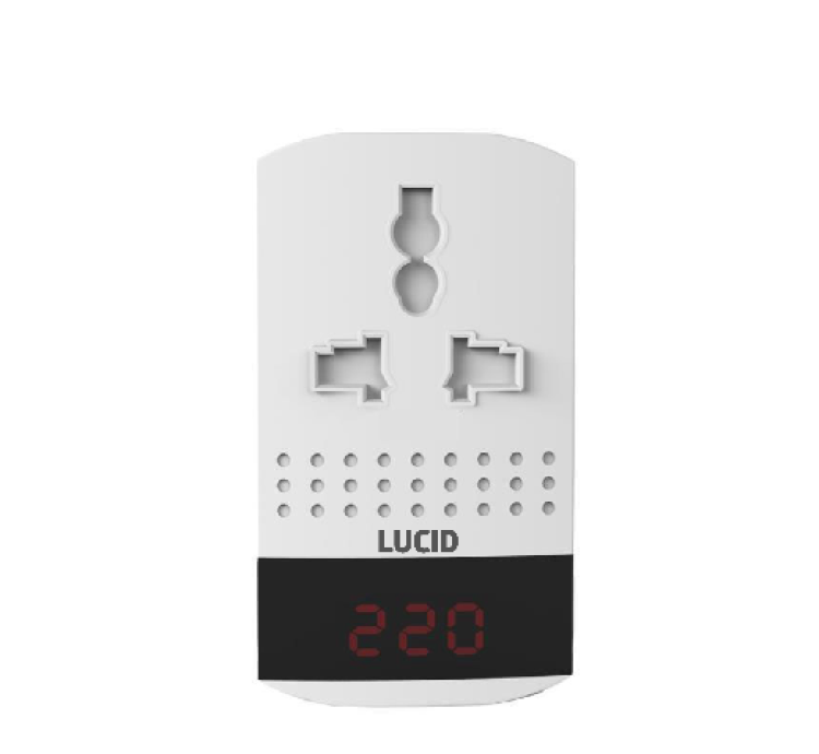 Lucid 13Amp Power Surge Protector With Digital Display BX-V090