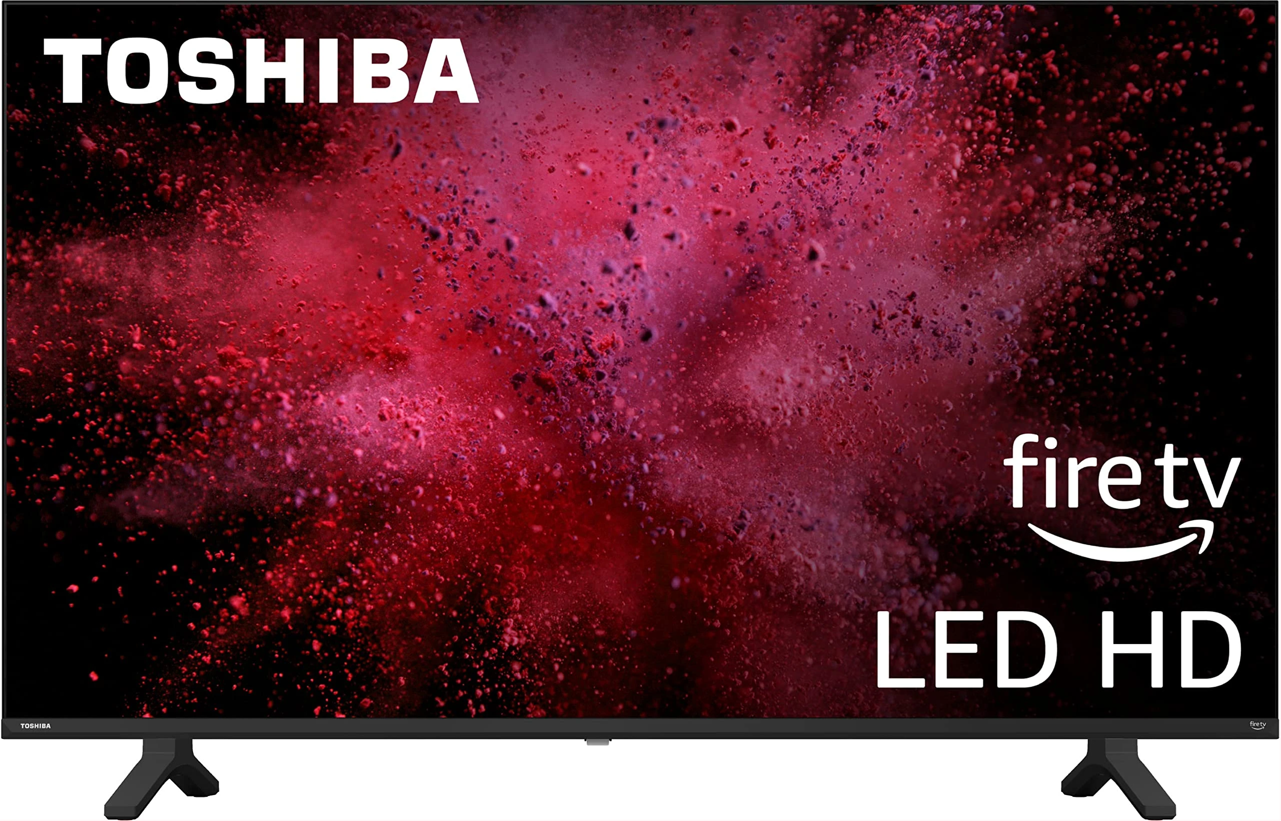 Toshiba 43-Inch LED Full HD Digital TV 43S25; Frameless With Inbuilt Free To Air Decoder - Black